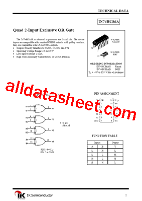 IN74HC86AD型号图片