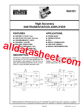 INA101CM型号图片