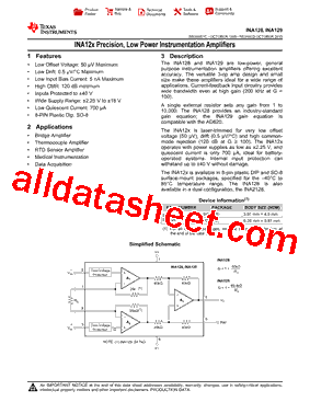 INA128PAG4型号图片