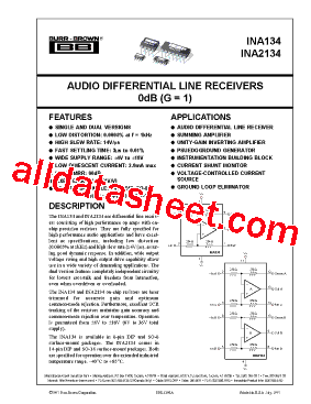 INA134UA型号图片