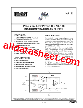 INA141UA型号图片