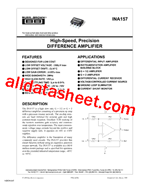 INA157UA型号图片