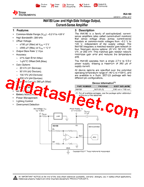 INA180B1IDBVT型号图片