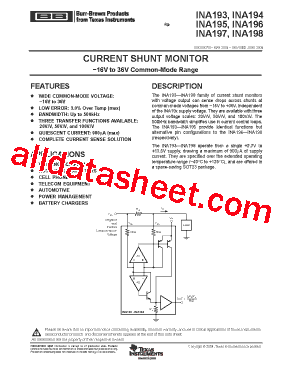 INA193AIDBVT型号图片