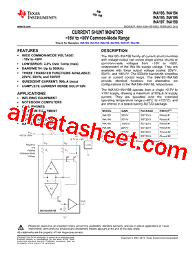 INA194AIDBVR型号图片
