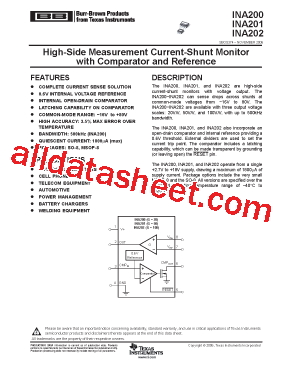 INA201AIDGKR型号图片