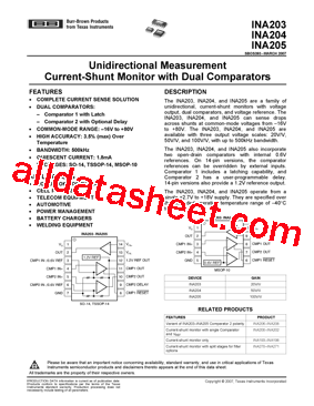 INA203AIDGST型号图片