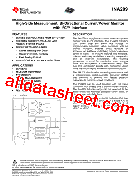 INA209AIPWR型号图片
