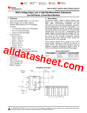 INA211CIRSWR型号图片