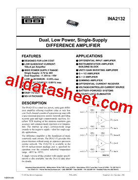 INA2132UA/2K5G4型号图片