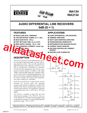 INA2134UA/2K5E4型号图片