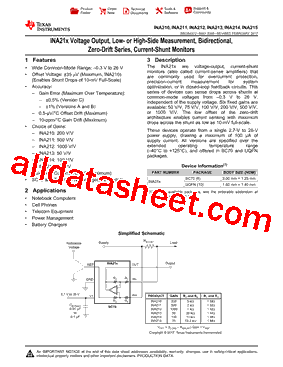 INA215BIDCKT型号图片