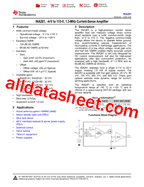 INA281A2IDBVR型号图片