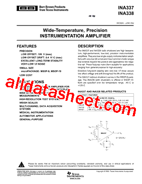 INA337AIDGKT型号图片