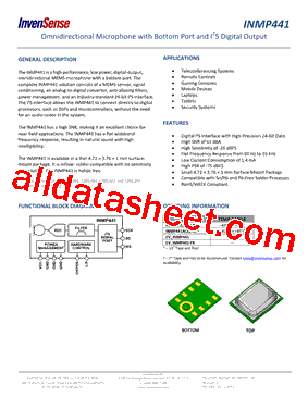 INMP441ACEZ-R0型号图片