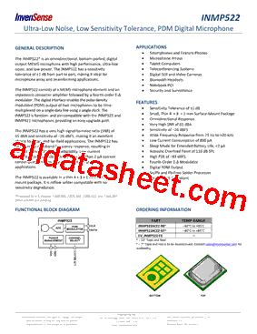 INMP522ACEZ-R7型号图片