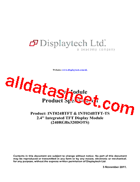 INT024BTFT-TS型号图片