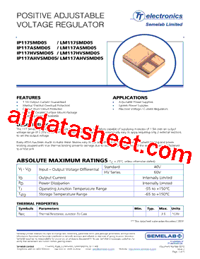 IP117AHVSMD05型号图片