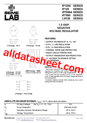 IP120AG-15型号图片