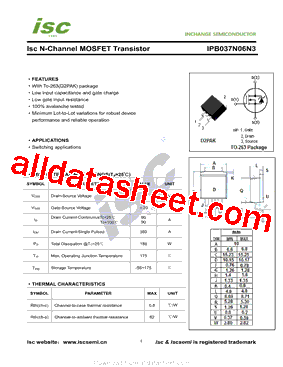 IPB037N06N3GATMA1型号图片