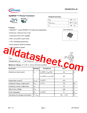 IPB35N12S3L-26型号图片