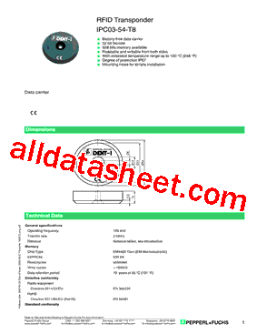 IPC03-54-T8型号图片