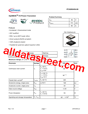 IPC60N04S4-06型号图片