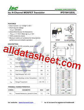 IPD70N12S3L型号图片