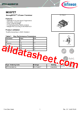 IPF014N08NF2S型号图片