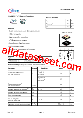 IPG20N04S4L-18A型号图片