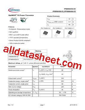 IPI80N04S4-03型号图片