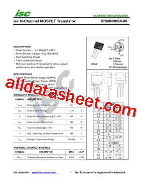 IPI80N08S4-06型号图片