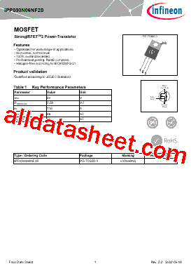 IPP030N06NF2S型号图片