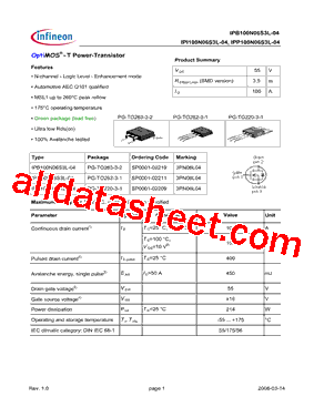 IPP100N06S3L-04型号图片