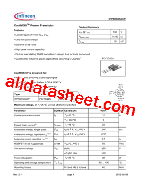 IPP50R350CP_12型号图片