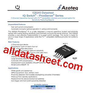 IQS243MSR型号图片