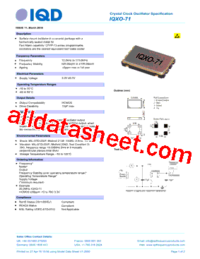 IQXO-71型号图片