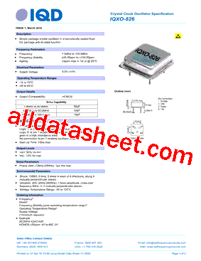 IQXO-826型号图片