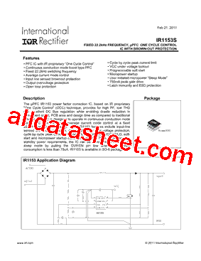 IR1153STRPBF型号图片