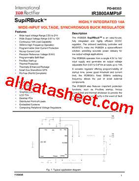 IR3800AMPBF型号图片