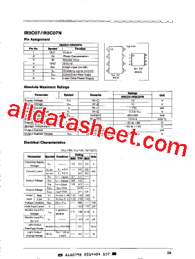 IR3C07型号图片