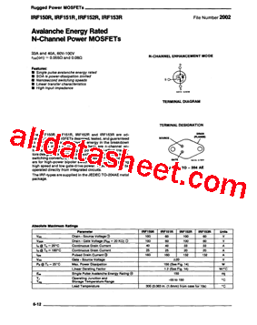 IRF153R型号图片
