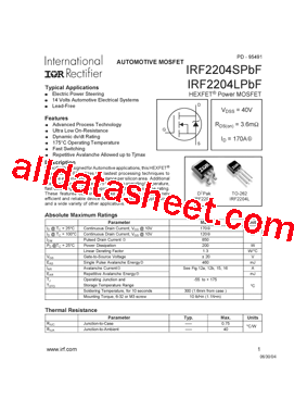 IRF2204SPBF型号图片