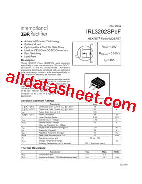 IRF3202SPBF型号图片