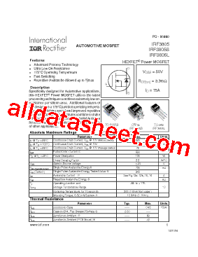 IRF3805L型号图片