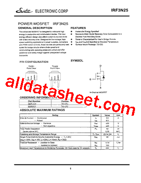 IRF3N25型号图片