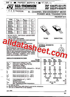 IRF531型号图片