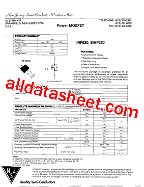 IRF620型号图片