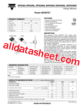 IRF634NSTRRPBF型号图片