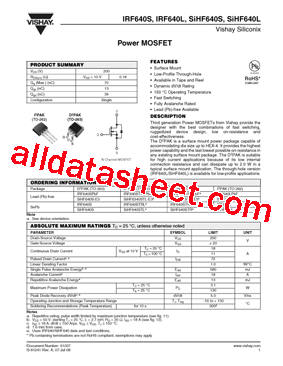IRF640LPBF型号图片